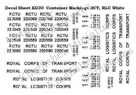 Container Markings RCT/RLC- White